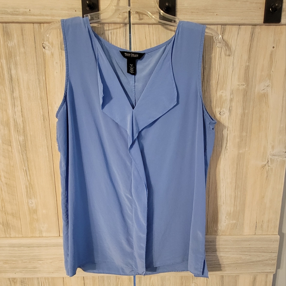 100% silk WHBM sleeveless blouse - M